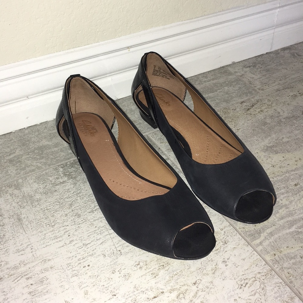 Clarks Peep Toe Shoes